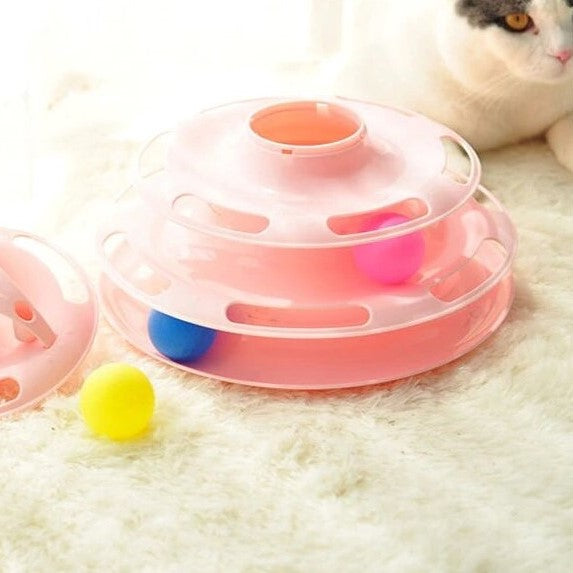 4-Layer Turntable Pet Cat Toy